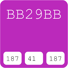 Pantone Pms Purple C Bb29bb Hex Color Code Schemes Paints