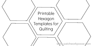 In this diy woodworking video, i'll show you how make a hexagon cutting jig. Printable Hexagon Template For Quilting Pdf Download