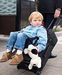 Amazon Com Lugabug Travel Seat Child Carrier For Luggage Black Grey Baby Child Carrier Children Baby Protection