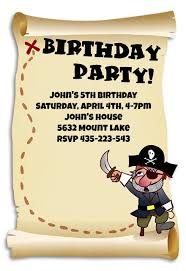 Just as i did for spane's seventh birthday, i have loaded up my lotus organizer and started my recipes and grocery list. Pirate Birthday Party Invitation Templates Free Greetings Island