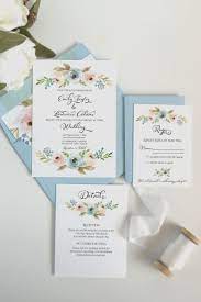 Dusty Blue Harper Wedding Invitation Suite Sweet Dreams Creative Light Blue Wedding Invitations Blush Wedding Invitations Wedding Invitation Design