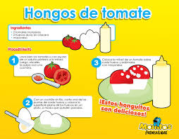 Puedes leer más artículos similares a recetas de cocina para los niños, en la categoría de recetas en guiainfantil.com. Hongos De Tomate Para Ninos Recetas De Cocina Para Ninos Recetas Para Ninos Cocina Para Ninos