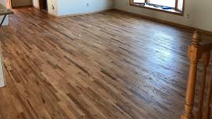 Each layer should be sealed with shellac and sanded to improve the stain. Portfolio Ritchie Floors Inc