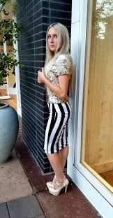 Black And White Vertical Striped Pencil Skirt Black White Stripped Pencil Skirt Skirts Black And White Pencil Skirt