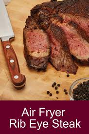 Rib eye steak in philips air fryer. Air Fryer Rib Eye Steak Air Fryer Recipes Healthy Air Fryer Recipes Meat Air Fryer Recipes Easy