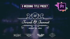 Free effects and add ons after effects template direct download all free. Free Animated Wedding Title Preset Premiere Pro Motion Graphic Template Youtube