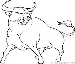 Bull Coloring Sheet Free Coloring Pages Bull Pictures Drawings Coloring Pages
