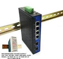 6-Port Unmanaged Gigabit Ethernet Switch / Daisy-Chain and Star Fiber Optic  Converter (Industrial / SFP)