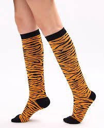 Animal Print Compression Socks 20 30 Mmhg Knee High Anti Fatigue Medical Stockings Compression Socks Support Stockings Socks