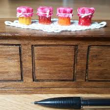 Miniature 1 12 Jam Pots Pineapple Fig Orange Strawberry Handmade Miniature Miniaturefood Fimo Polymercl Doll House Plans House Rooms House Plans