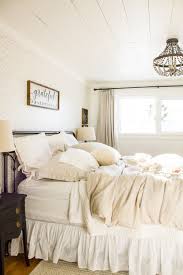 Black And Cream Farmhouse Bedding Baked Eggs With Mushrooms Brie Recipe White Bedroom Decor Traditional Living Room Furniture Bedroom Decor