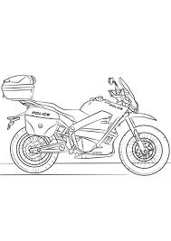 Police Motorcycle Coloring Page In 2020 Coloring Pages Coloring Pages For Kids Color