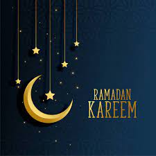 Each day during ramadan, muslims do not eat or drink from sunrise to sunset. Free Vector Moon And Stars Ramadan Kareem Background