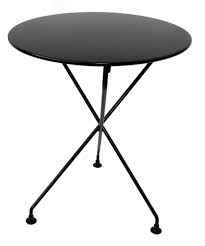Amazon Com Furniture Designhouse 5598s Bk Handcrafted French Bistro European Cafe 3 Leg Fol Bistro Table Round Black Coffee Table Outdoor Patio Furniture Sets
