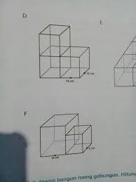 Volume balok 1 = p x l x t = 20 x 7 x 5 = 700 cm³ volume balok 2 = p x l x t = 7 x 5 x 3 = 105 cm³ Hitunglah Volume Bangun Gabungan Tersebut Brainly Co Id