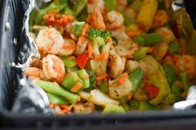 Frozen shrimp in an air fryer. Air Fryer Shrimp And Vegetables Mommy Hates Cooking