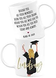 Amazon Com Custom Graduation Gifts 11oz Coffee Mugs For Women Choose Hair Skin Col In 2020 Custom Graduation Gift Personalized Graduation Graduation Gifts For Her