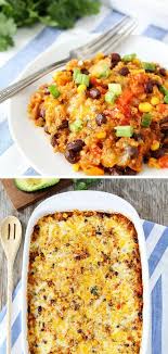 This Black Bean And Quinoa Enchilada Bake Is So Good Promise Me You Will Make It It Is One Of Our Favorite Meals Quinoa Enchilada Bake Enchilada Bake Recipes