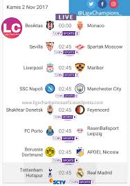 Liga champions musim ini akan dilanjutkan pada agustus 2020. Jadwal Siaran Langsung Tv Pertandingan Liga Champions Uefa Matchday 4 Jadwal Hasil Dan Klasemen Liga Champions Eropa