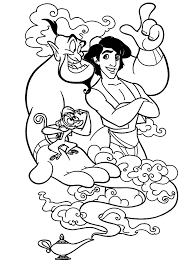 Dibujos Para Colorear Aladdin