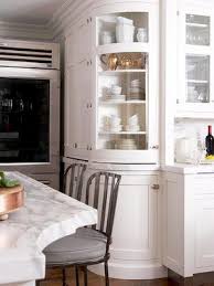 Simplified Bee Designer Kitchens Glass Front Cabinets Glass Front Cabinets Corner Kitchen Cabinet Curved Kitchen