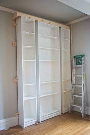 laura s living room ikea billy bookshelves hack the makerista ikea ikea hack ingebouwde kast
