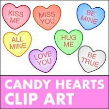 Free Valentine S Day Candy Heart Clip Art Heart Clip Art Clip Art Heart Candy