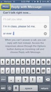 How To Set Custom Reply Messages On The Iphone In Ios 6 Messages Custom Iphone