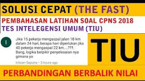 We did not find results for: Pembahasan Latihan Soal Cpns 2018 Tiu Perbandingan Senilai Berbalik Nilai Icpns