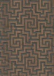 « graco discontinued patterns georg jensen flatware patterns ». Interlock Bayside Blue Brown Geometric Pattern Upholstery Fabric