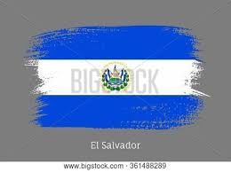The cobalt blue band color symbolizes the sky as well as the caribbean sea and the pacific oceans. El Salvador Republic Vector Photo Free Trial Bigstock