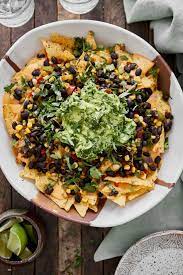 Summer Veg Nachos With Black Beans Naturally Recipe Veg Recipes Vegetarian Nachos
