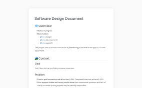 Airplane part templates and technological specification download. How To Write A Software Design Document Sdd