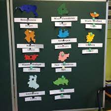 leuk idee dit is ook te maken om de provincies in nederland te oefenen belgie aardrijkskunde thema