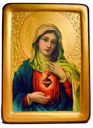 Immaculate heart of mary, return to mass plan and protocols: Icon Immaculate Heart Of Mary Christian Icons