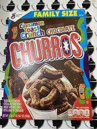 Ingredients whole grain wheat, sugar, rice flour, canola oil, cinnamon, salt. Cinnamon Toast Crunch Chocolate Churro Family Size Raresnackstoronto