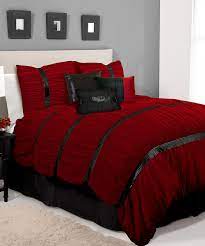 Red Glitter Sky Comforter Set Comforter Sets Red And Black Bedding Bedroom Red
