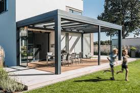 Media in category pergolas in luxembourg. Lamellendach Bioklimatische Pergola Der Extraklasse Coplaning S A