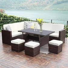 Best patio furniture sets 2019. 9 Best Patio Dining Sets You Can Buy On Amazon In 2019 Modern Patio Furniture Sectional Patio Furniture Outdoor Patio Furniture Sets
