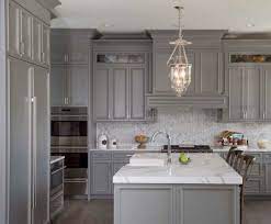 75 Elegant Gray Kitchen Cabinet Makeover For Farmhouse Decor Ideas Checopie Farmhouse Kitchen Design Grey Kitchen Cabinets Kitchen Design