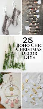 25 Diy Boho Chic Christmas Decor Ideas Creative Fashion Blog Chic Christmas Decor Diy Christmas Ornaments Boho Christmas Decor