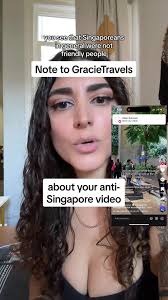 Note to @grace | TravelCreator✨ about your recent anti-Singapore video  Definitely not making this to attack you. Its ok not to enjoy your time in  a certain country. I do think you didn’t understand ...