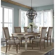 Pecan Two Tone 5 Piece Dining Set Town Country Collection Round Dining Table Sets Dining Room Spaces Dining Furniture Sets