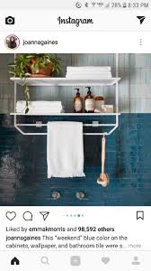 Stacked Tile No Grout In Bathroom On Fixer Upper Fixer Upper Bathroom Blue Bathroom Tile Bathroom