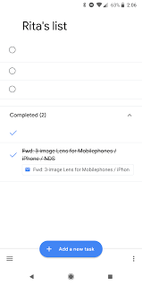 Google Tasks List Google Tasks Task App Design