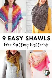 And since this shawl is worked in garter stitch, it's also reversible, making it even easier to wear. 9 Easy Shawls Free Knitting Patterns Blog Nobleknits