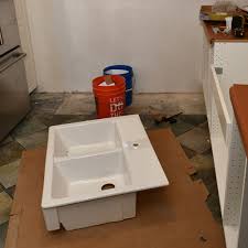 soapstone countertops and a sink repair