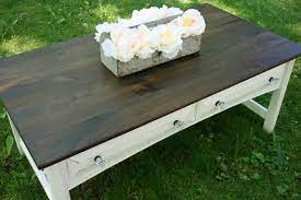There are many deep scratches on the top and runs/drips on the finish. How To Refinish And Stain Wood Roots Wings Furniture Llc
