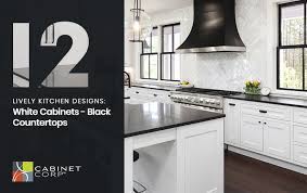 Kitchen designs white cabinets black countertops. 12 Lively Kitchen Designs White Cabinets Black Countertops Ideas By Mr Right