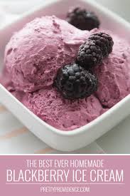 Easy Homemade Blackberry Ice Cream Recipe Homemade Ice Cream Recipes Easy Ice Cream Recipe Homemade Homemade Ice Cream